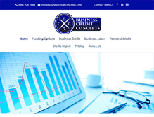 Tablet Screenshot of businesscreditconcepts.com